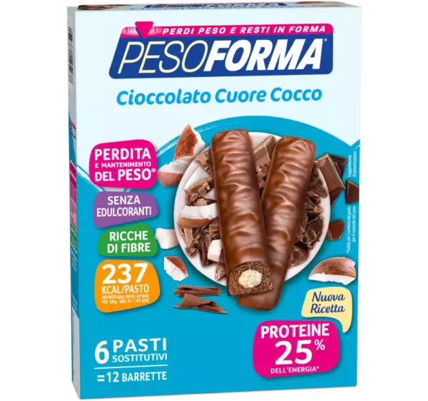 BARRETTE AL CIOCCOLATO CUORE COCCO