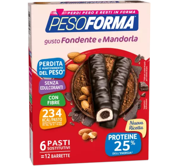 BARRETTE AL CIOCCOLATO FONDENTE E MANDORLA