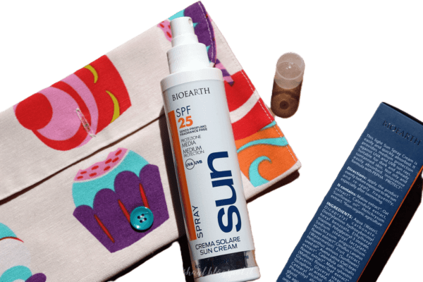 Bioearth Solari Sun Crema Solare Spray Protezione Media SPF 25 farmacia belle arti